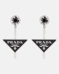 Prada Orecchini Symbole in argento Argento