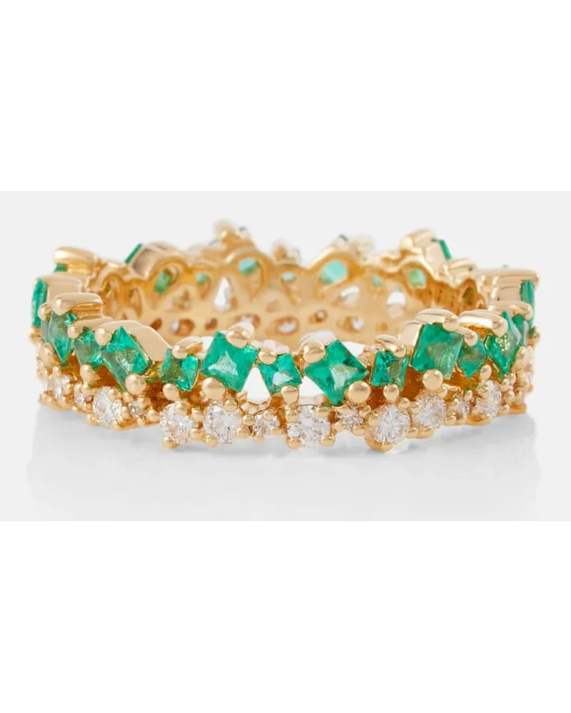 Suzanne Kalan Anello in oro 18Â kt con diamanti Oro