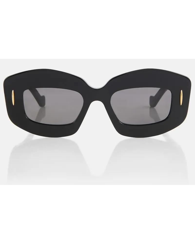Loewe Occhiali da sole rettangolari Screen Nero