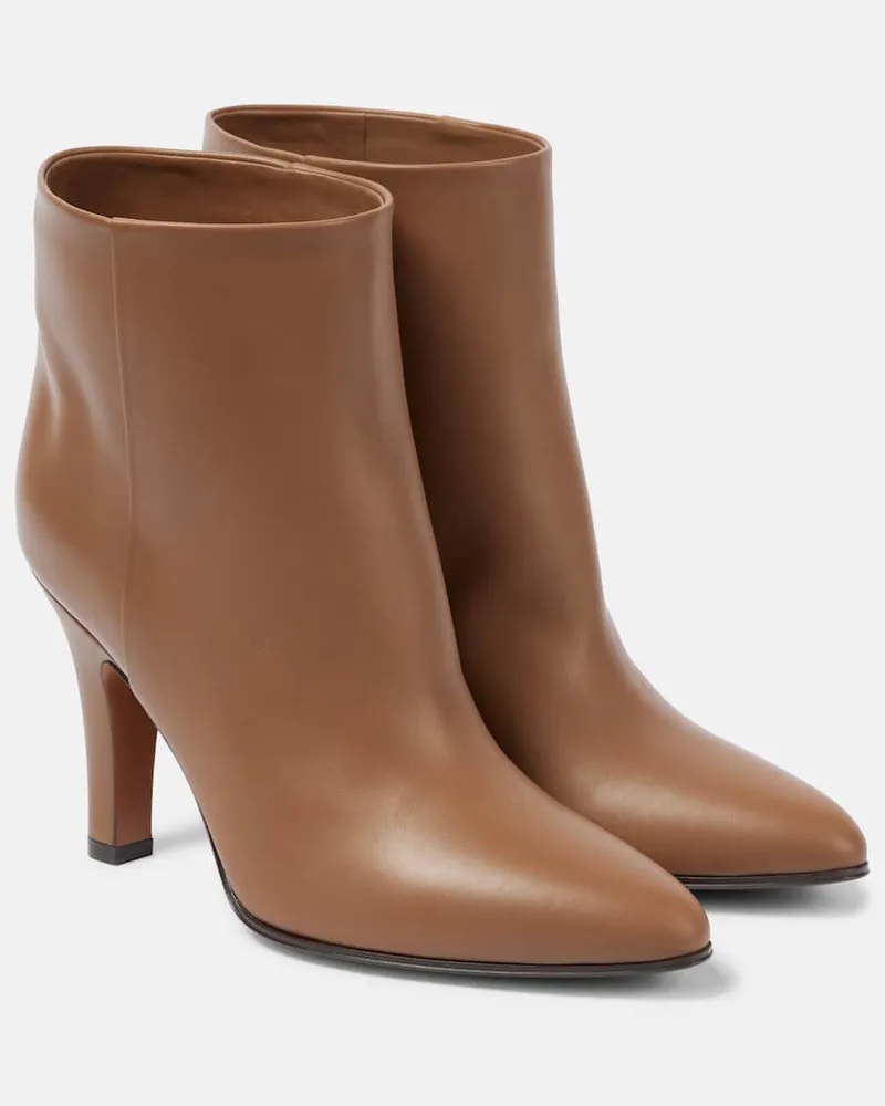 The Row Stivaletti Prudens 90 in pelle Marrone