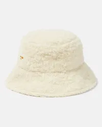 Balmain Cappello da pescatore in misto lana Bianco