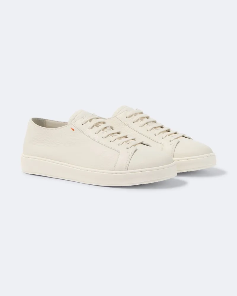 Santoni Sneakers in pelle Bianco