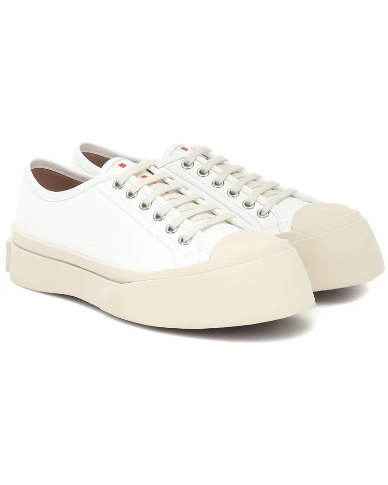 Marni Sneakers Pablo in pelle Bianco