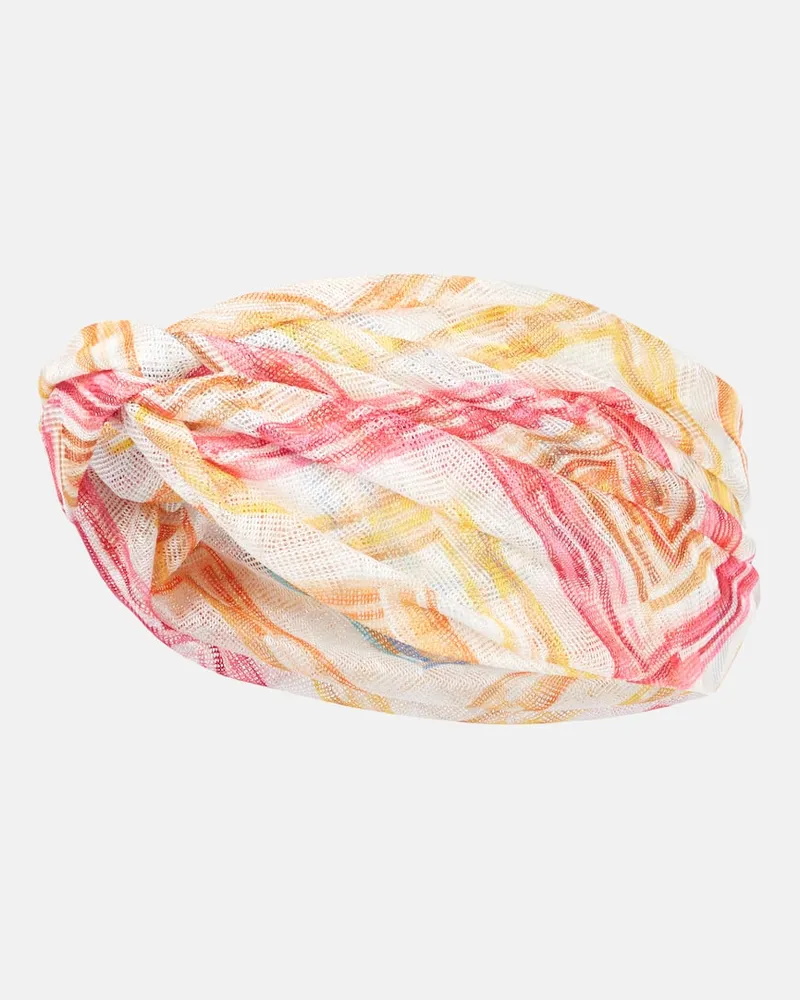 Missoni Fascia per capelli a zig-zag con lamÃ Multicolore