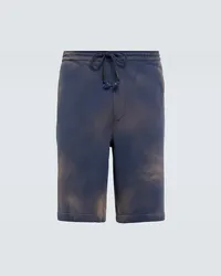 Loewe Shorts in jersey di cotone Blu