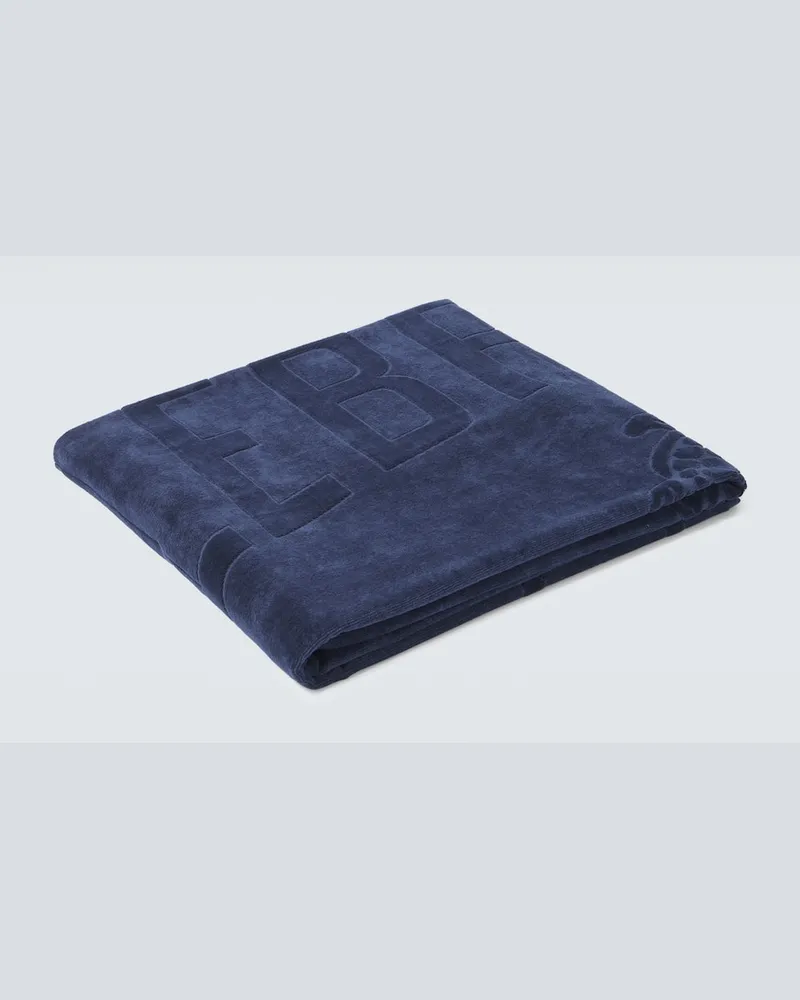 Vilebrequin Telo mare Sand in spugna di cotone Blu