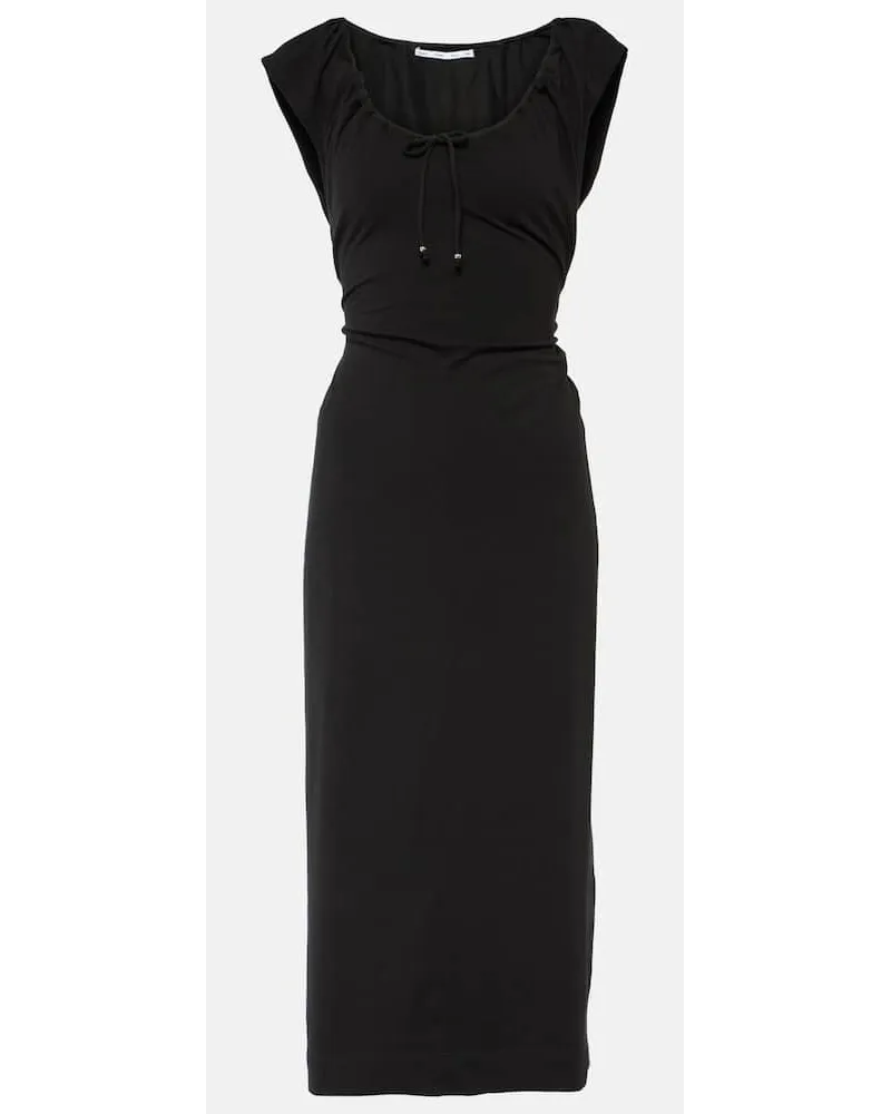 Proenza Schouler White Label - Abito midi Nina in misto cotone Nero