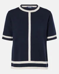 Max Mara Top Usuale in lana e cashmere Blu