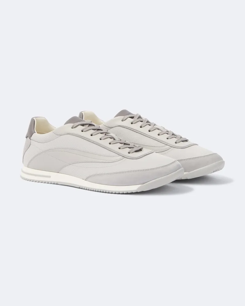 Brunello Cucinelli Sneakers con pelle Grigio