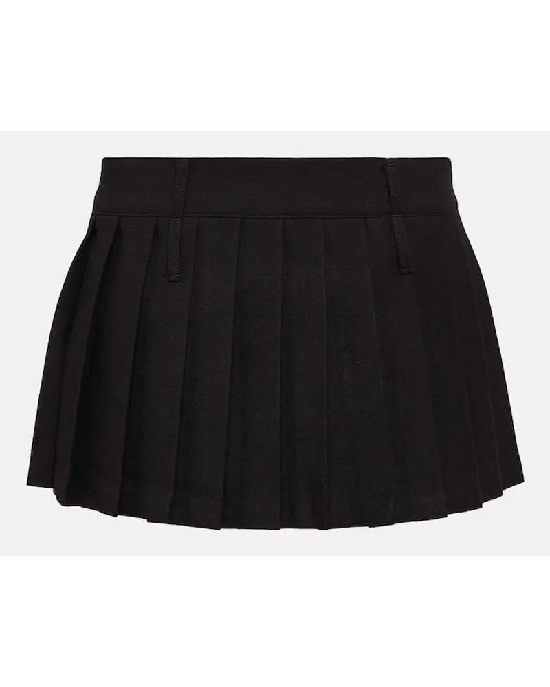 FRANKIE Shop Minigonna Blake a pieghe Nero