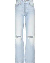 RE/DONE Jeans regular Loose a vita alta Blu