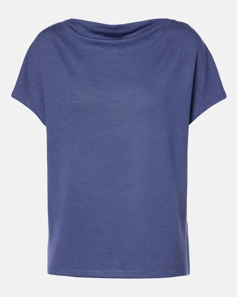 Vince Top in jersey Blu
