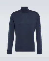 John Smedley Dolcevita Richards in lana Blu