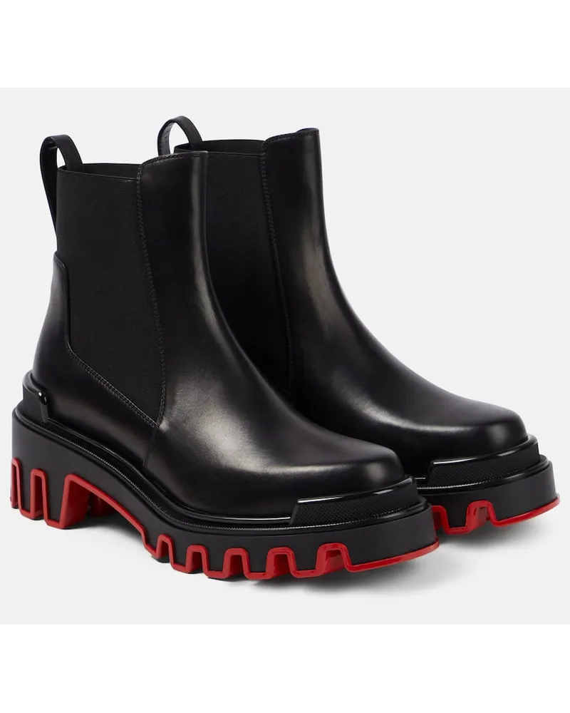 Christian Louboutin Stivaletti Marchacroche Dune in pelle Nero