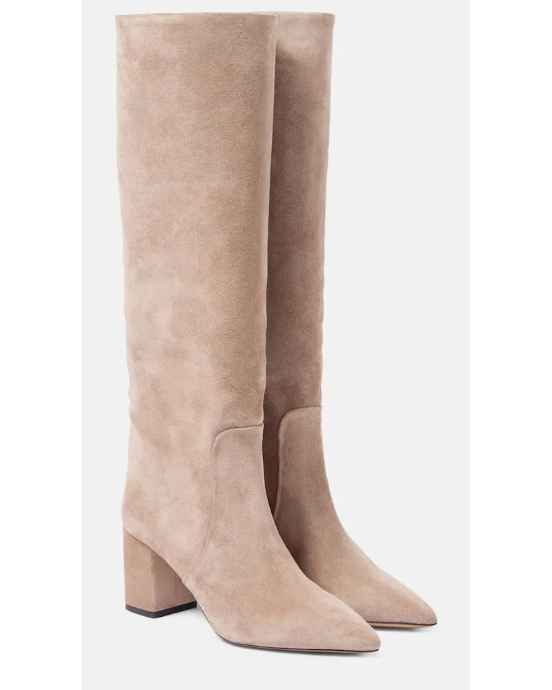 Paris Texas Stivali Anja 70 in suede Beige