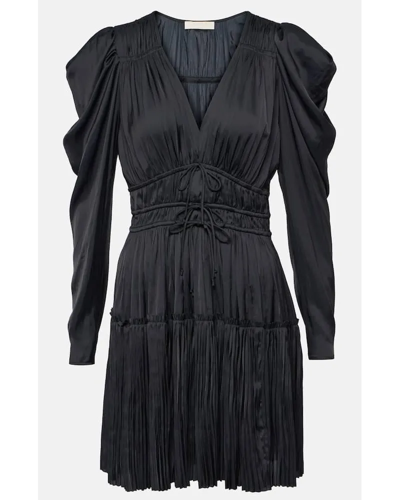 Ulla Johnson Miniabito Lu in raso Nero