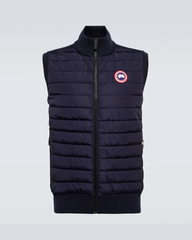 Canada Goose Gilet Crofton in nylon Blu