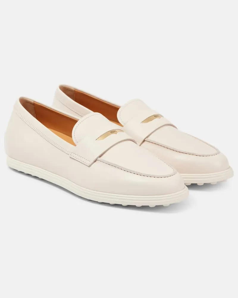 TOD'S Mocassini in pelle Bianco