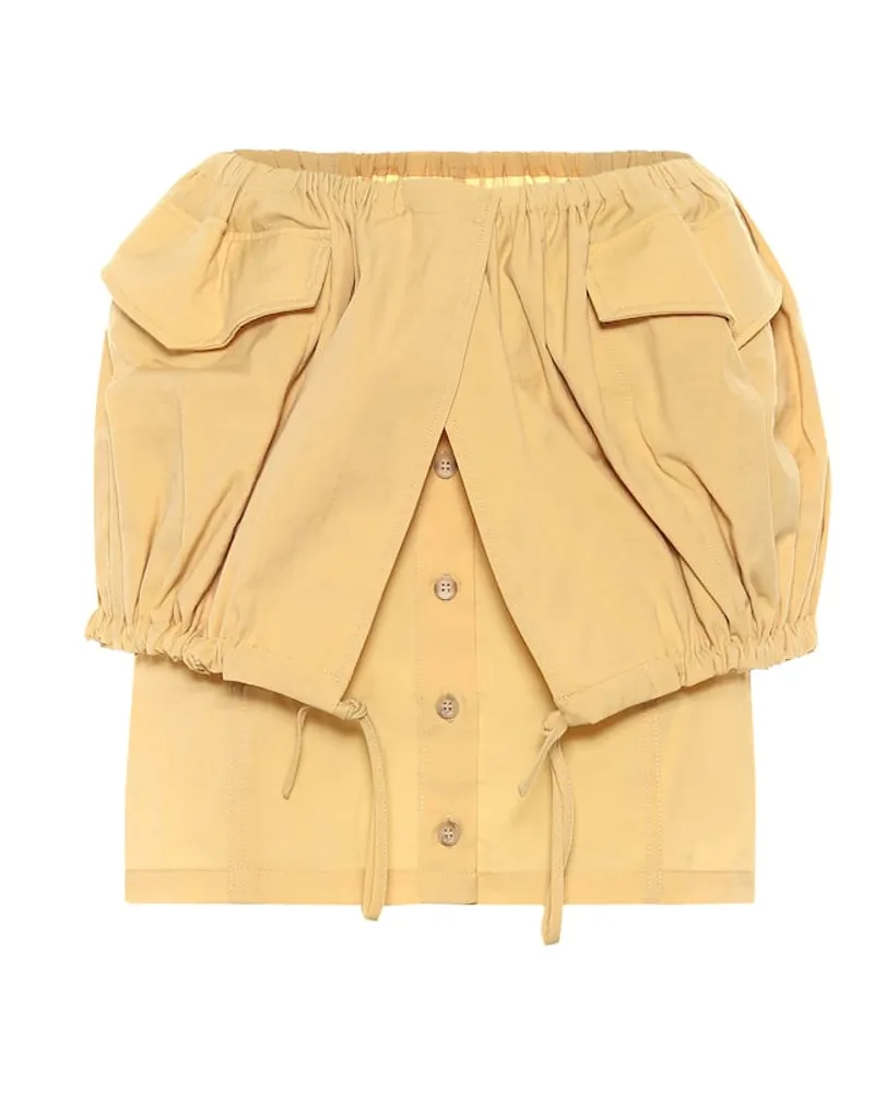Jacquemus Minigonna La Jupe Cueillette Giallo