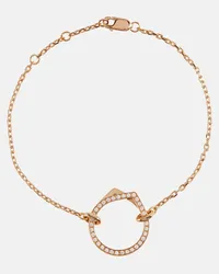 Repossi Bracciale Antifer in oro rosa 18kt con diamanti Oro