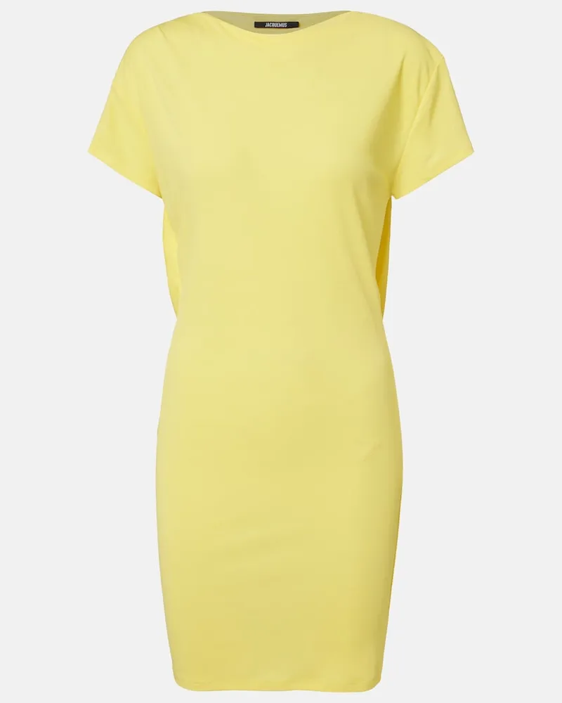 Jacquemus Abito corto Mistral Giallo