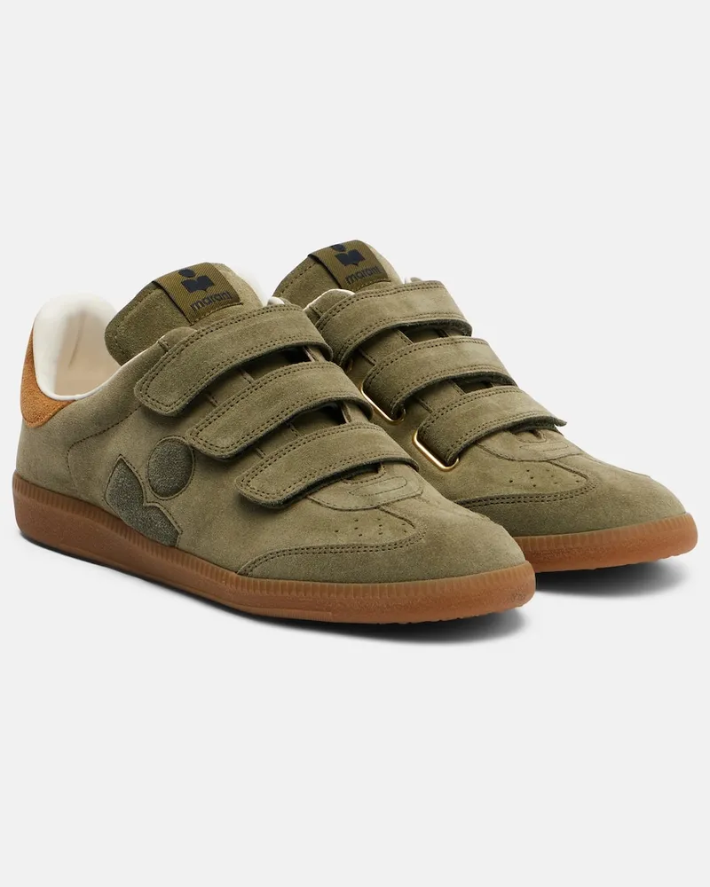 Isabel Marant Sneakers Beth in suede Verde