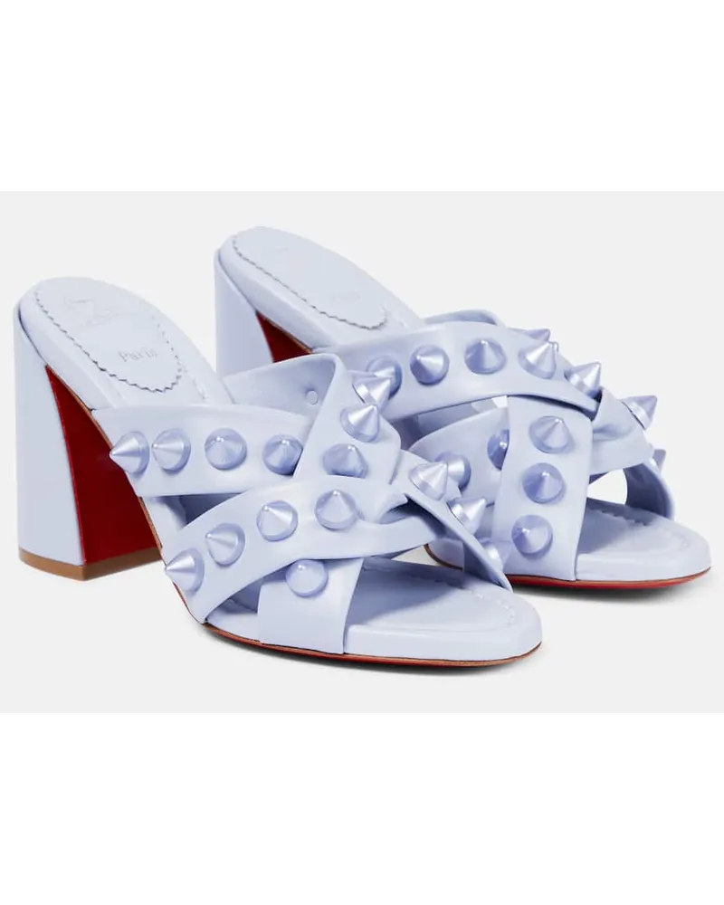 Christian Louboutin Mules Spika Club in pelle Nero