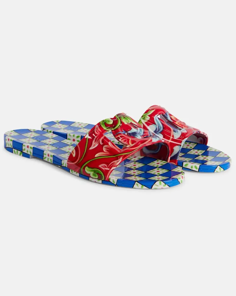 Dolce & Gabbana Sandali in gomma Multicolore