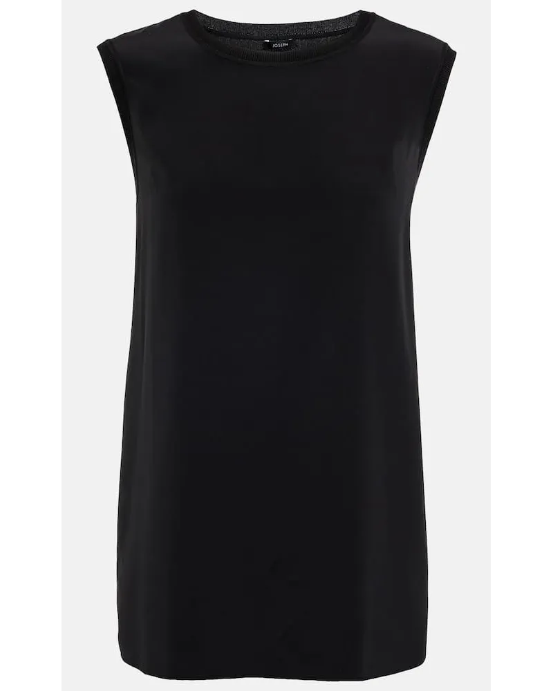 Joseph Tank top Bley in seta Nero