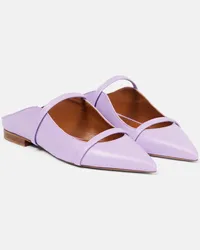 Malone Souliers Slippers Maureen in pelle Viola