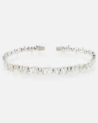 Suzanne Kalan Bracciale Classic in oro bianco 18kt con diamanti Metallizzato