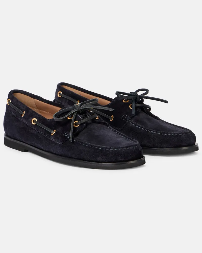 Gianvito Rossi Mocassini VandÃ©e in suede Blu