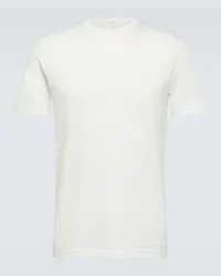 The Row T-shirt Luke in jersey di cotone Bianco