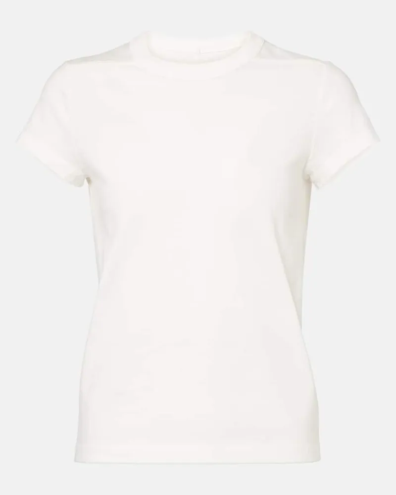 Rick Owens T-shirt Level in jersey di cotone Bianco