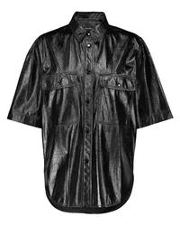 Isabel Marant Camicia Gilina in similpelle Nero