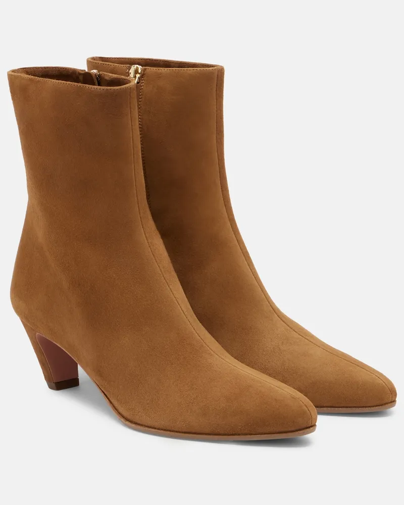 Aquazzura Stivaletti Sloan in suede Beige