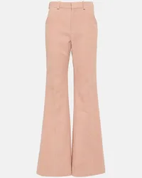 Chloé Chloé Pantaloni in velluto a coste Rosa