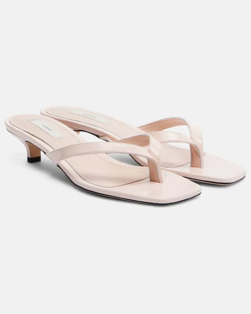 Totême Sandali infradito in pelle Rosa