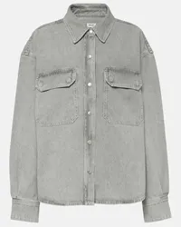 AGOLDE Camicia di jeans Gwen Slice Grigio