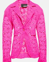 ROTATE Birger Christensen Blazer in pizzo Rosa