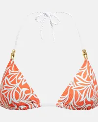 Heidi Klein Top bikini Coral Gardens Arancione