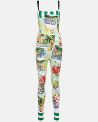 Dolce & Gabbana Jumpsuit Portofino con stampa Multicolore