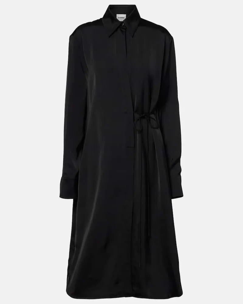 Jil Sander Abito polo in jersey Nero