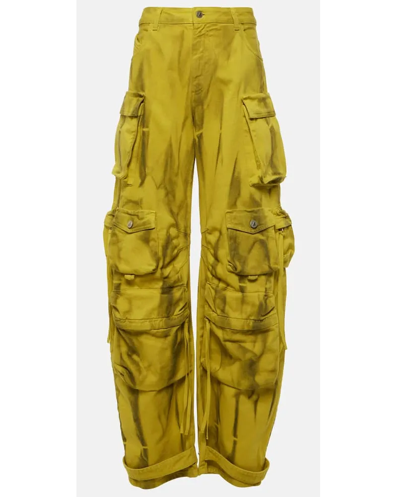 ATTICO Jeans cargo Fern Giallo