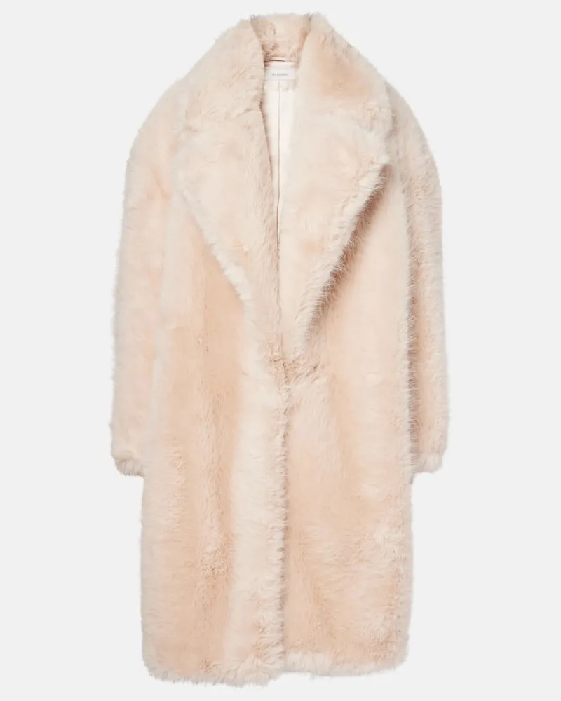 SPORTMAX Cappotto Manico in pelliccia sintetica Bianco