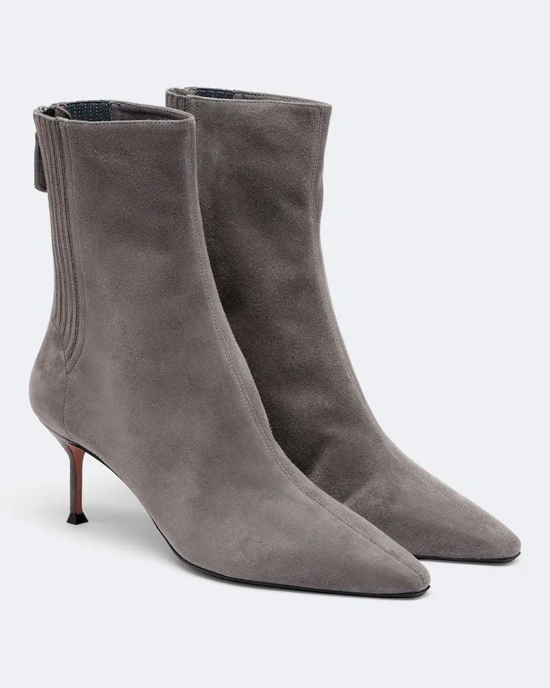 Aquazzura Stivaletti Saint Honoré in suede Grigio