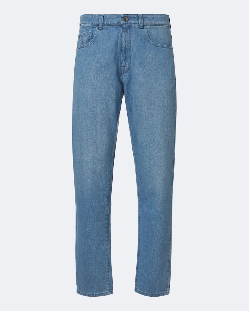 Canali Jeans regular Blu