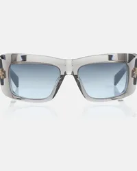 Balmain Occhiali da sole squadrati Envie in acetato Grigio