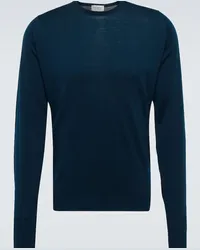 John Smedley Pullover Marcus in lana Verde