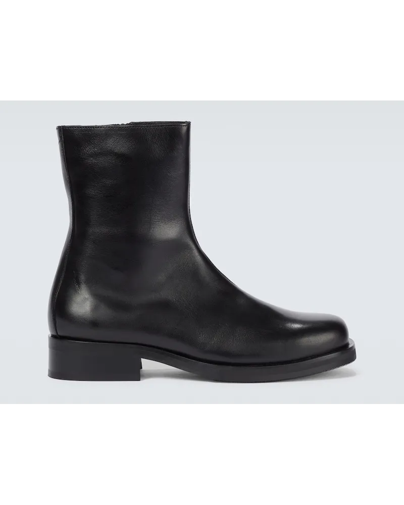 Our Legacy Stivaletti Chelsea Camion in pelle Nero